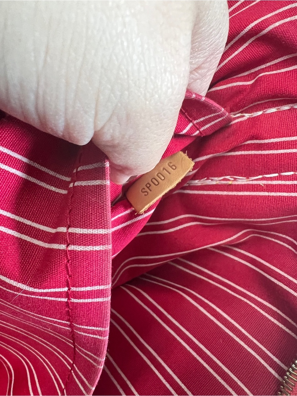 Louis Vuitton Antigua Cabas MM bag - poor condition, amateurly converted - Picture 15 of 16
